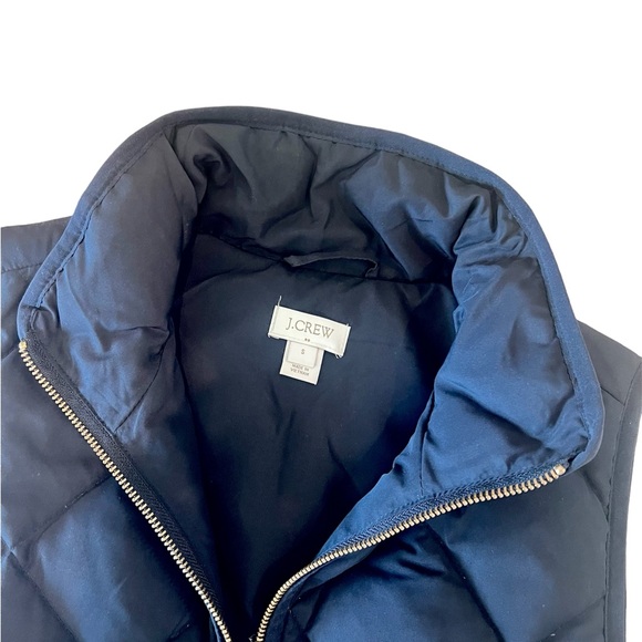 J Crew Black Quilted Vest - Picture 3 of 3